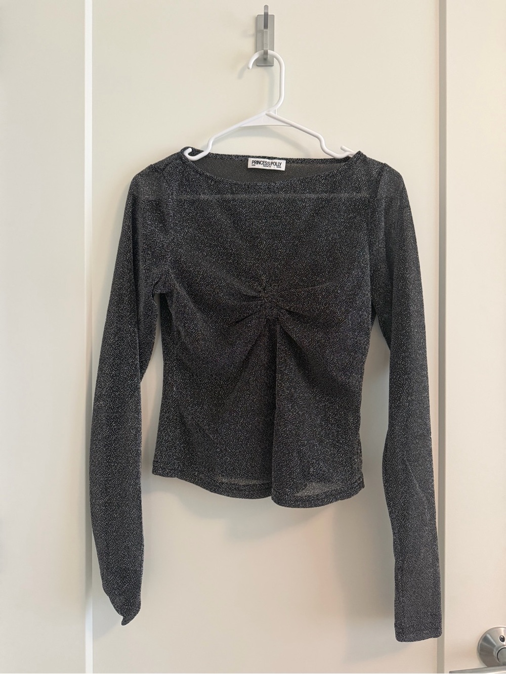 Princess Polly Grey Long Sleeve Top